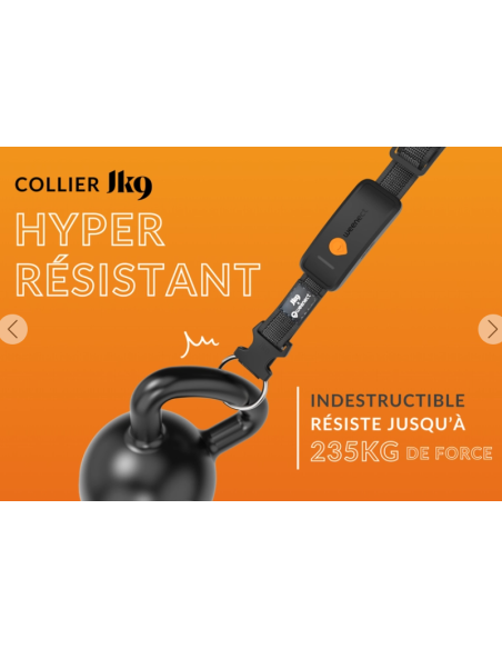 Collier GPS pour chien- Weenect XT - Noir ou Orange