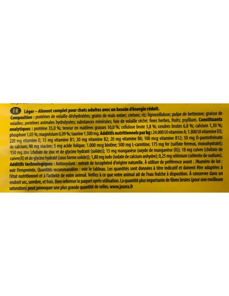 Croquettes JOSERA Léger