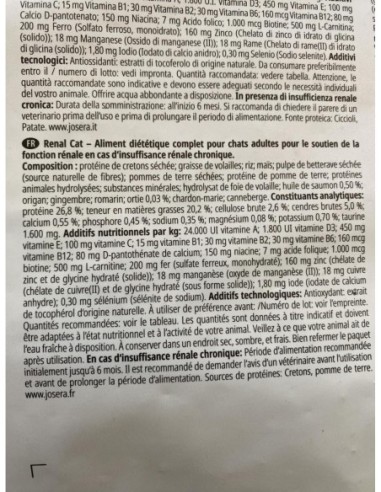 Croquette JOSERA HELP RENAL pour chat adulte