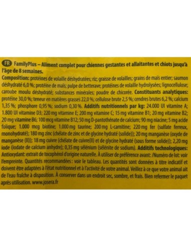 Croquettes JOSERA SENSIPLUS - sac de 12,5kg