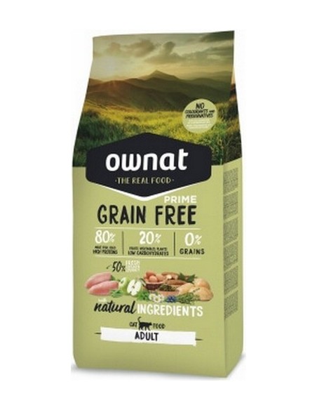 OWNAT PRIME Grain Free Adult sans céréales poulet & dinde pour chat adulte