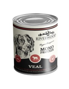 Pâtée Mono-Protéique Veau RIVERWOOD - Nourriture humide pour chien