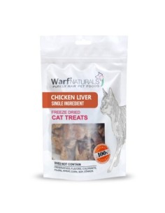 Friandises lyophilisées pour chat - FOIE DE POULET - Warf NATURALS