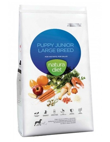 Croquettes chiots grande races NATURA DIET PUPPY LARGE BREED - sac de 12kg