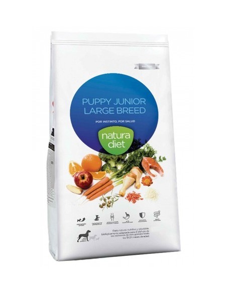 Croquettes chiots grande races NATURA DIET PUPPY LARGE BREED - sac de 12kg