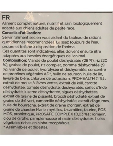 Croquettes mini chiens poulet NATURA DIET DAILY FOOD MINI