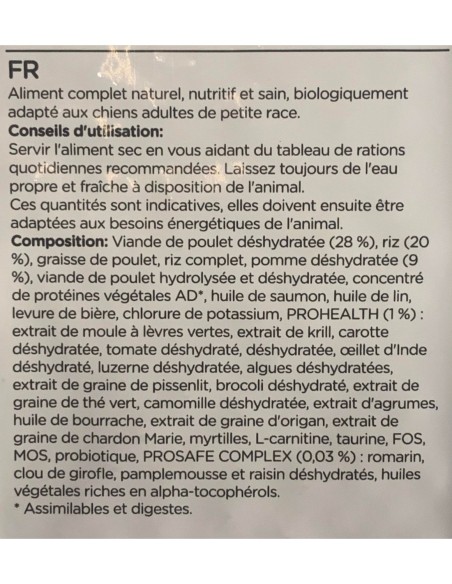 Croquettes mini chiens poulet NATURA DIET DAILY FOOD MINI