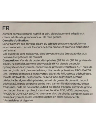 Croquettes chiens grandes races NATURA DIET DAILY FOOD MAXI