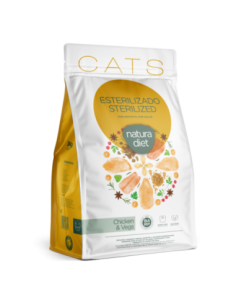 Croquettes chats stérilisés Natura Diet Sterilized Chicken