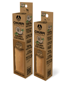 Fromage CHURPI COCONUT, une friandise au lait de yack à la noix de coco pour chien