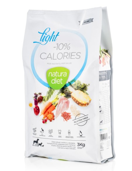 Croquettes allégées chiens dinde NATURA DIET LIGHT