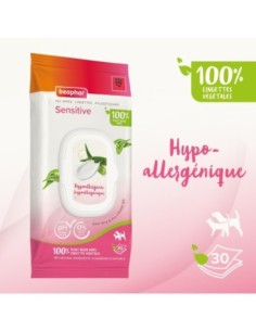 Lingettes nettoyantes Sensitives pour chien et chat x30 2