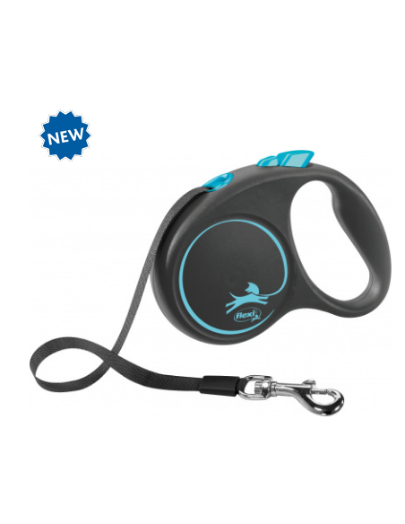 flexi BLACK DESIGN laisse sangle taille S