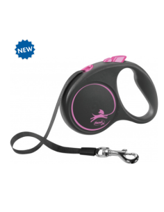 flexi BLACK DESIGN laisse sangle M TRIXIE 2