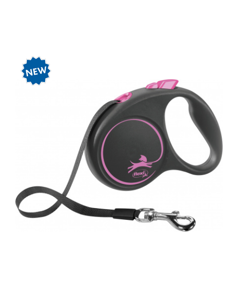 flexi BLACK DESIGN laisse sangle M TRIXIE