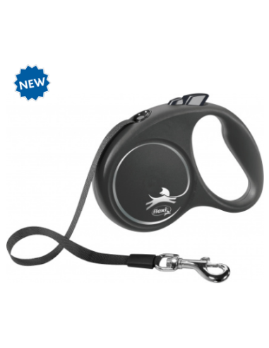 flexi BLACK DESIGN laisse sangle L TRIXIE