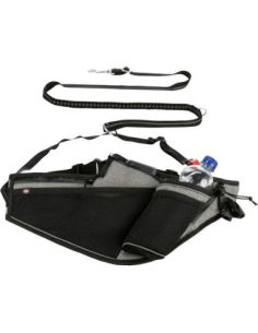 Ceinture jogging avec laisse 70 - 130 cm