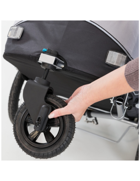 ROUE AVANT POUSSETTE POUR ROULOTTE