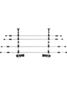 Grille de séparation voiture, fixation appuie-tête 2