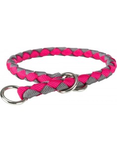 Cavo Collier semi-étrangleur fushia/gris