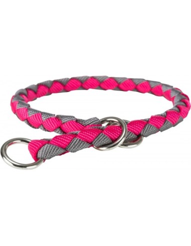 Cavo Collier semi-étrangleur fushia/gris