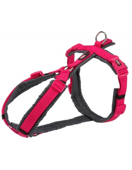 Harnais Premium Trekking Fushia/Gris graphite pour chien