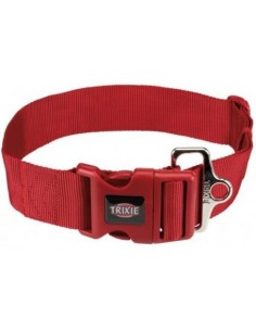 Collier premium rouge LARGE (50mm) pour chien