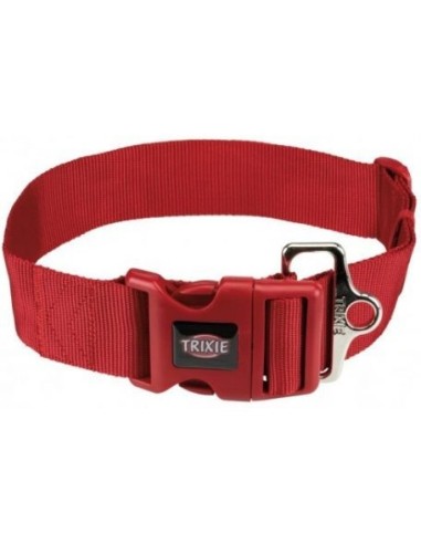 Collier premium rouge LARGE (50mm) pour chien