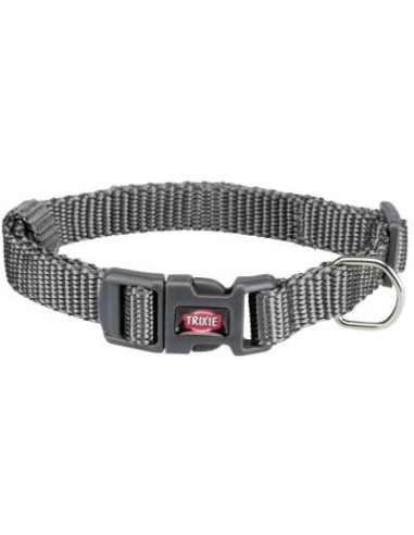Collier premium gris graphite pour chiens