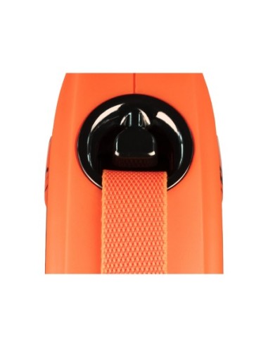 LAISSE SANGLE FLEXI XTREME ORANGE avec mini amortisseur