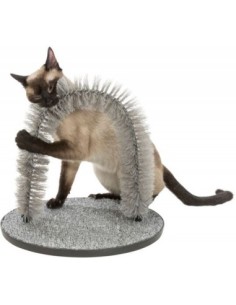 Arc de massage et de soin du pelage pour chat