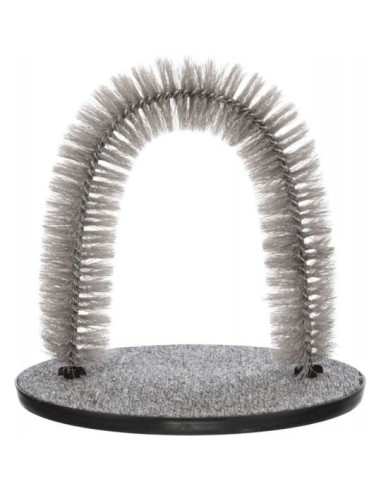 Arc de massage et de soin du pelage pour chat