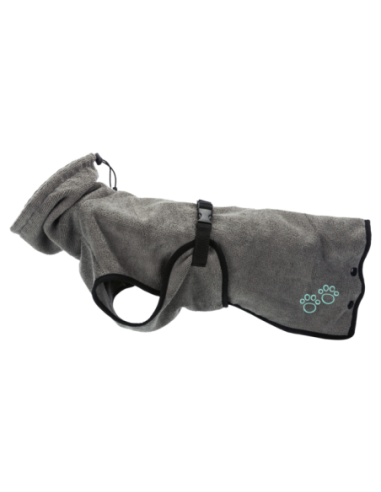 Peignoir pour chien en tissu éponge