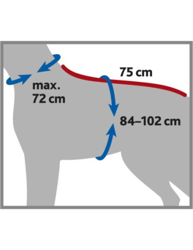 Peignoir pour chien en tissu éponge