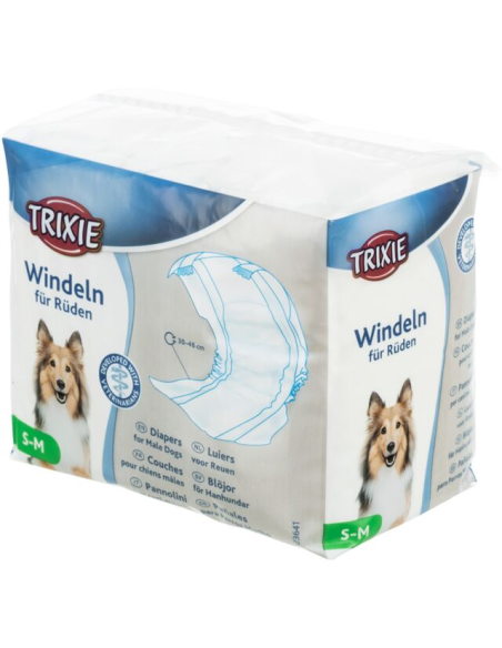 Couches pour chiens mâles, 12 Pcs