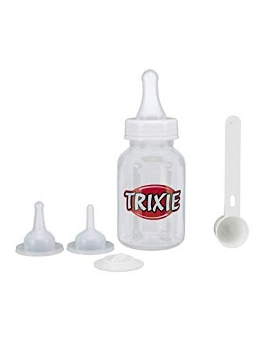 Set biberon 120ml TRIXIE avec 3 tétines différentes - pour bébés animaux