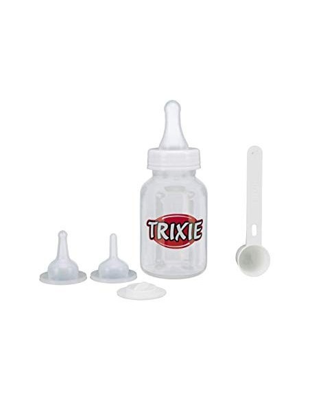 Set biberon 120ml TRIXIE avec 3 tétines différentes - pour bébés animaux