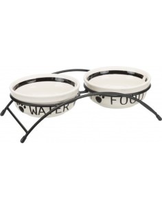 Set de gamelles céramique chien & chat 2