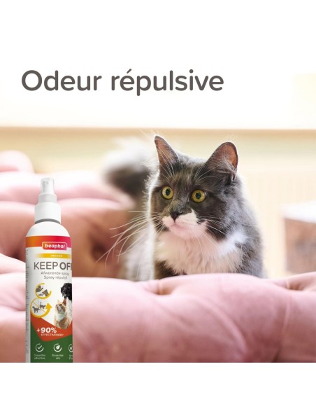 KEEP OFF Spray répulsif INDOOR pour chiens et chats BEAPHAR - 200 ml