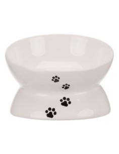 Gamelle en céramique surélevée et inclinée