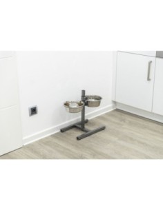 Bar réglable pour chiens, gamelle en acier inoxydable Trixie 2