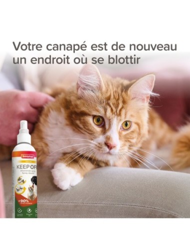 KEEP OFF Spray répulsif INDOOR pour chiens et chats BEAPHAR - 200 ml