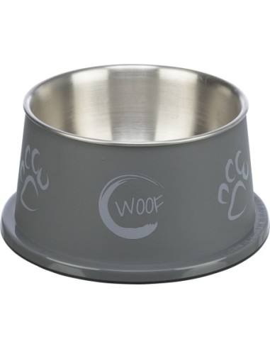 Gamelle inox antidérapante pour chiens à oreilles longues / cocker