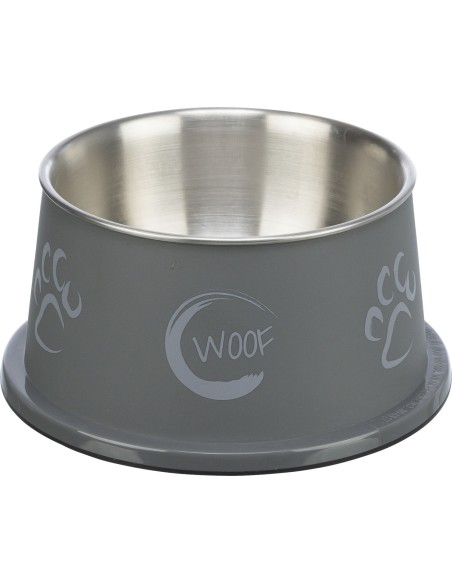 Gamelle inox antidérapante pour chiens à oreilles longues / cocker