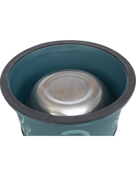 Gamelle inox antidérapante pour chiens à oreilles longues / cocker