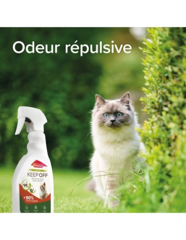 KEEP OFF Spray répulsif OUTDOOR pour chats Beaphar - 500 ml