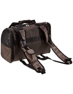 Sac à dos Shiva marron 41×30×21cm pour chien ou chat de 8kg maximum 2