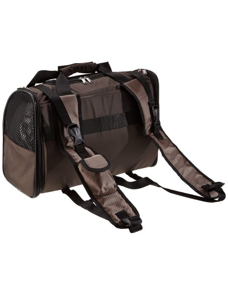 Sac à dos Shiva marron 41×30×21cm pour chien ou chat de 8kg maximum