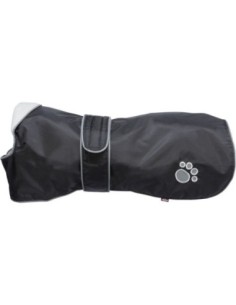 Manteau chien Orléans Noir TRIXIE - Disponible en plusieurs tailles de 25 à 80cm de longueur de dos
