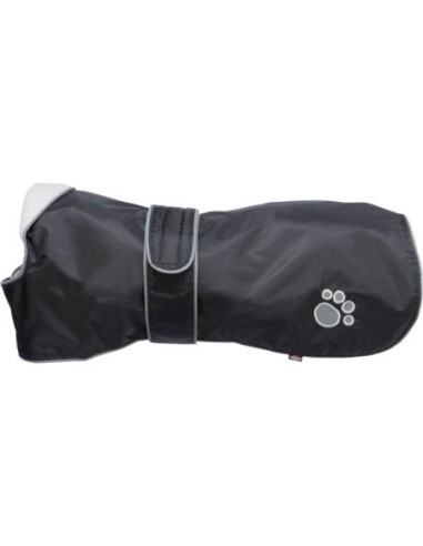 Manteau chien Orléans Noir TRIXIE - Disponible en plusieurs tailles de 25 à 80cm de longueur de dos